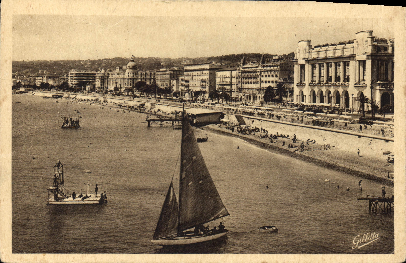 CPA Nice Les Hotels 