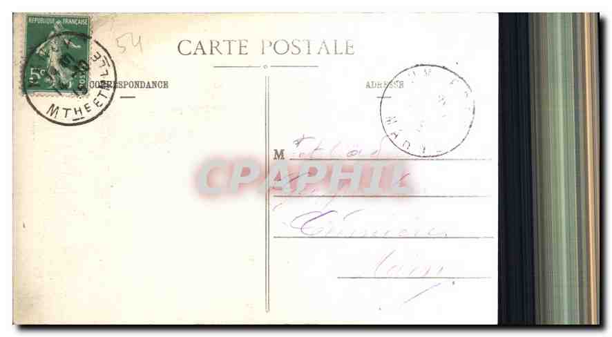 Nancy. L'Académie — Maison des Magasins Hénin, édit. Nancy, n° 66 — Rückseite