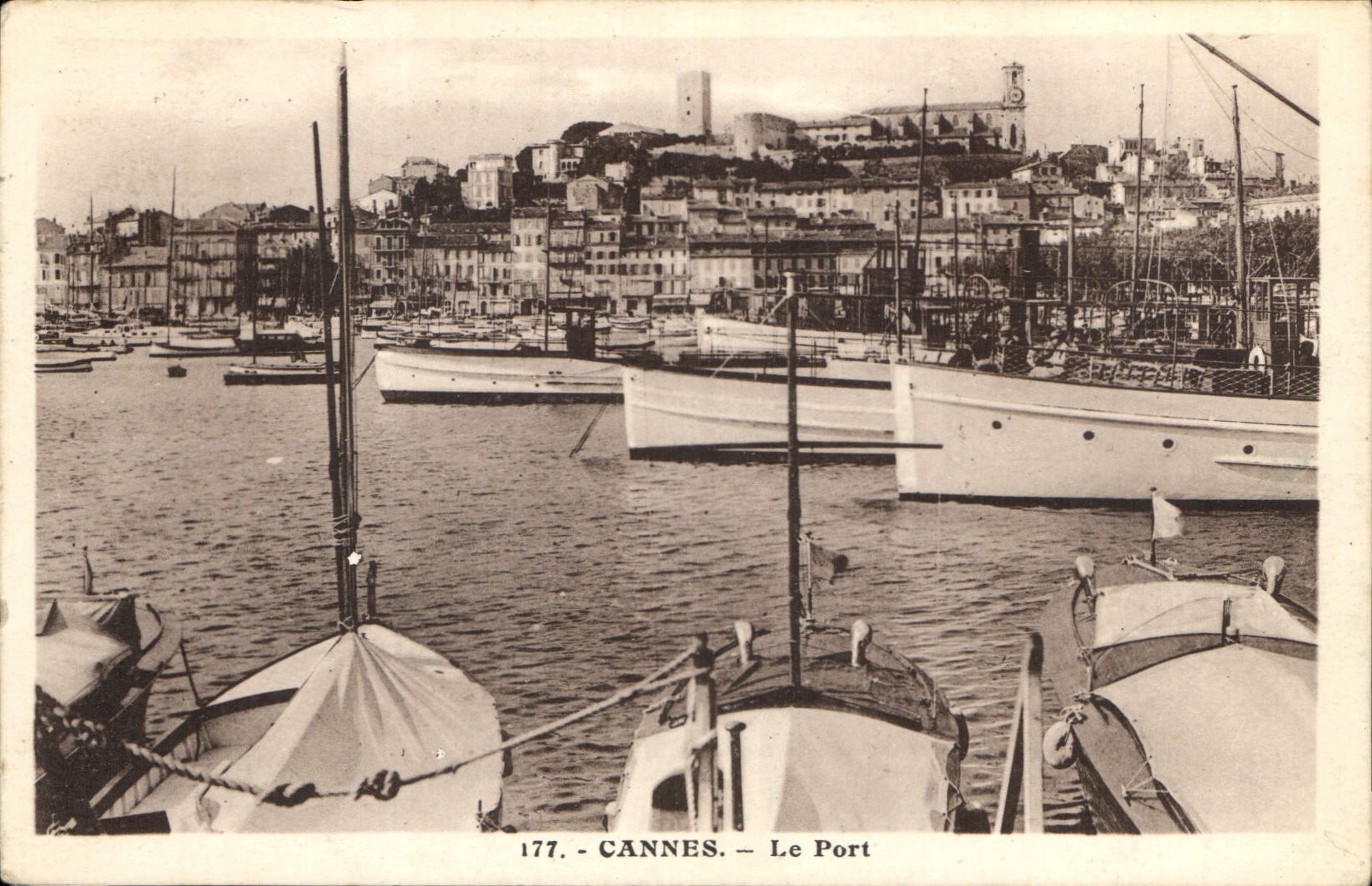 CANNES — Le Port — Éditeur non identifié, n° de série 177