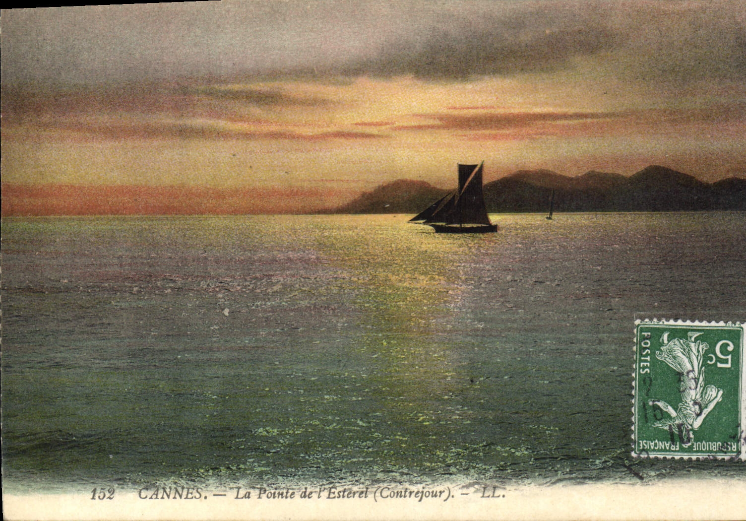 CANNES — La Pointe de l’Estérel (Contrejour) — LL. — N° 152