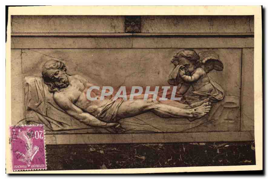 CPA Nancy Eglise des Cordeliers Bas relief de l'Autel de la Chapelle Ronde 