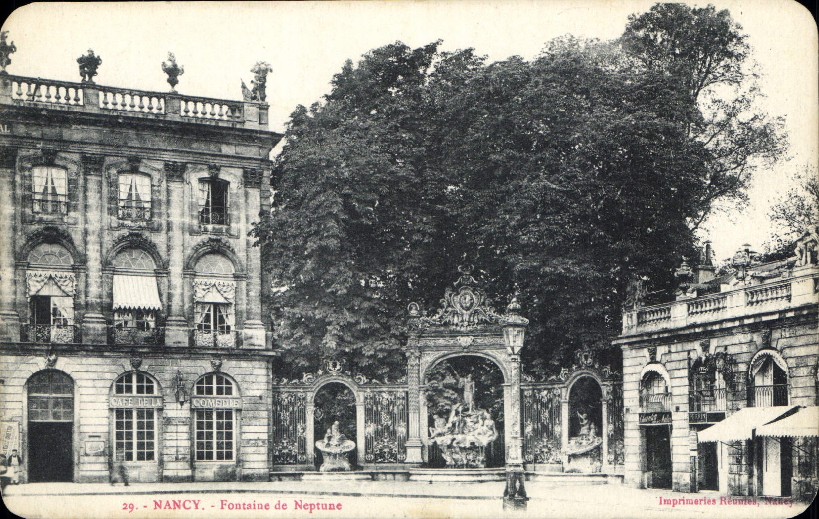 NANCY - Fontaine de Neptune — Imprimeries Réunies, Nancy, n°29