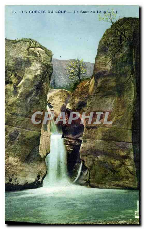 CPA Les Gorges du Loup Le Saut du Loup 