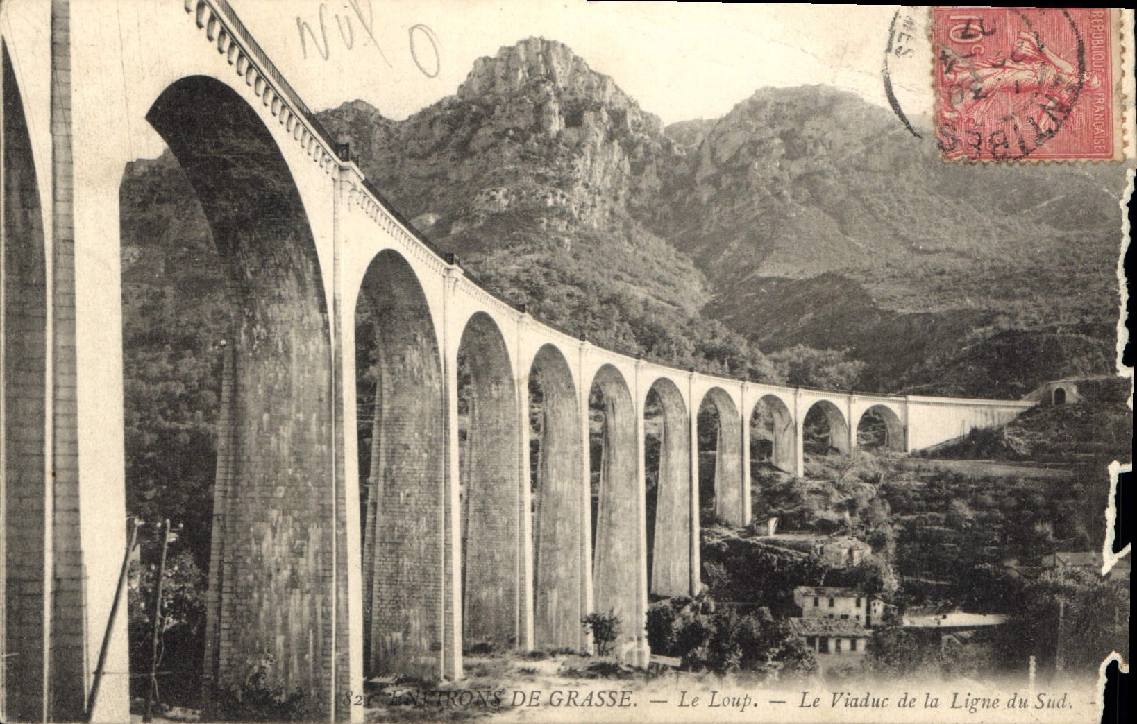 Environ de Grasse — Le Loup — Le Viaduc de la Ligne du Sud