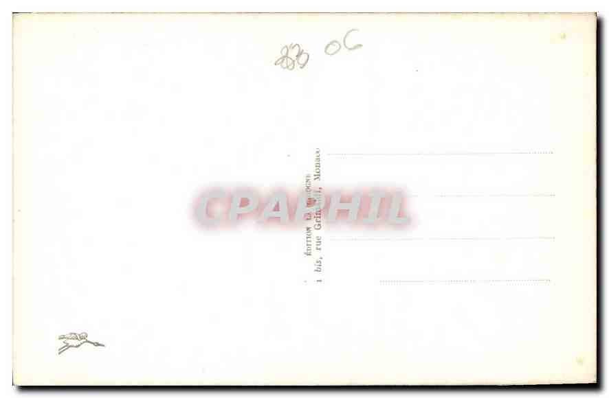 CPA Menton Crepuscule Vue prise de la Frontiere Italienne  — Rückseite