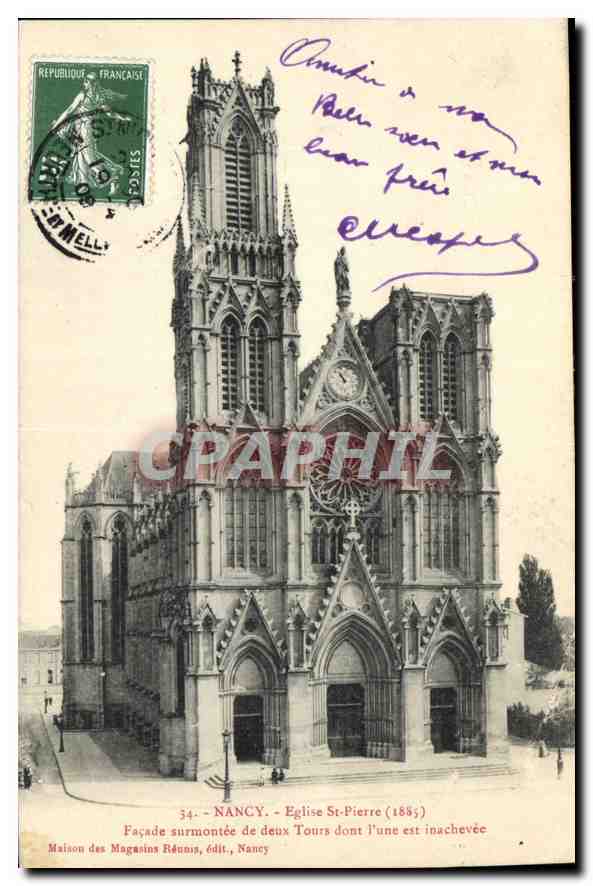 CPA Nancy Eglise St Pierre 