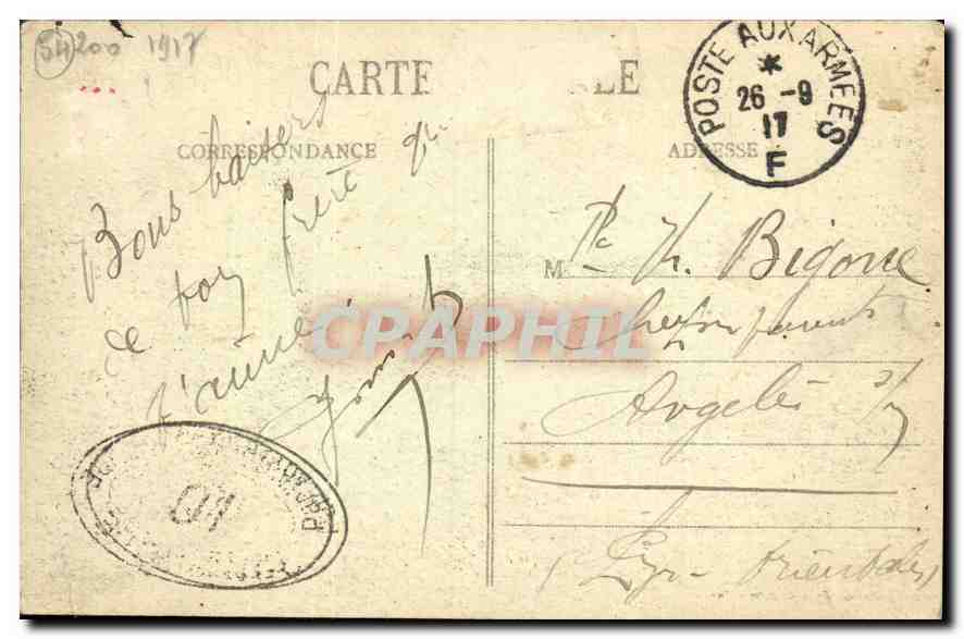 Vue générale et Église Notre Dame — Nancy — Édition Imp. Librairie Jeanne-d'Arc — Back