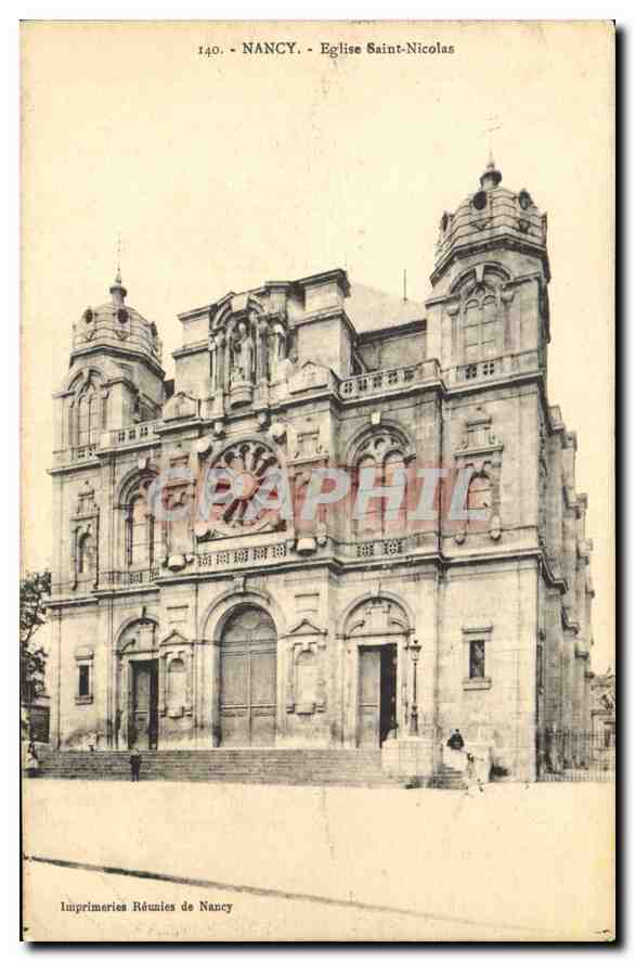 CPA Nancy Eglise Saint Nicolas 