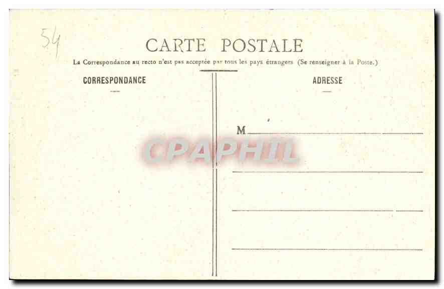 CPA Nancy Porte Stanislas  — Rückseite