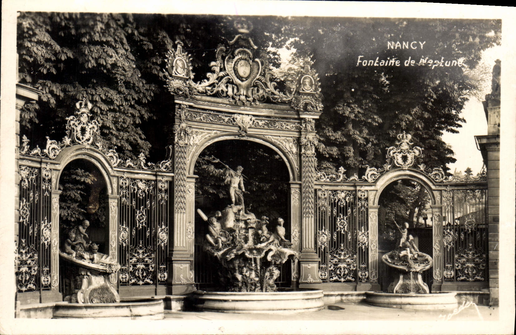 NANCY — Fontaine de Neptune — Éditions V. Sambias