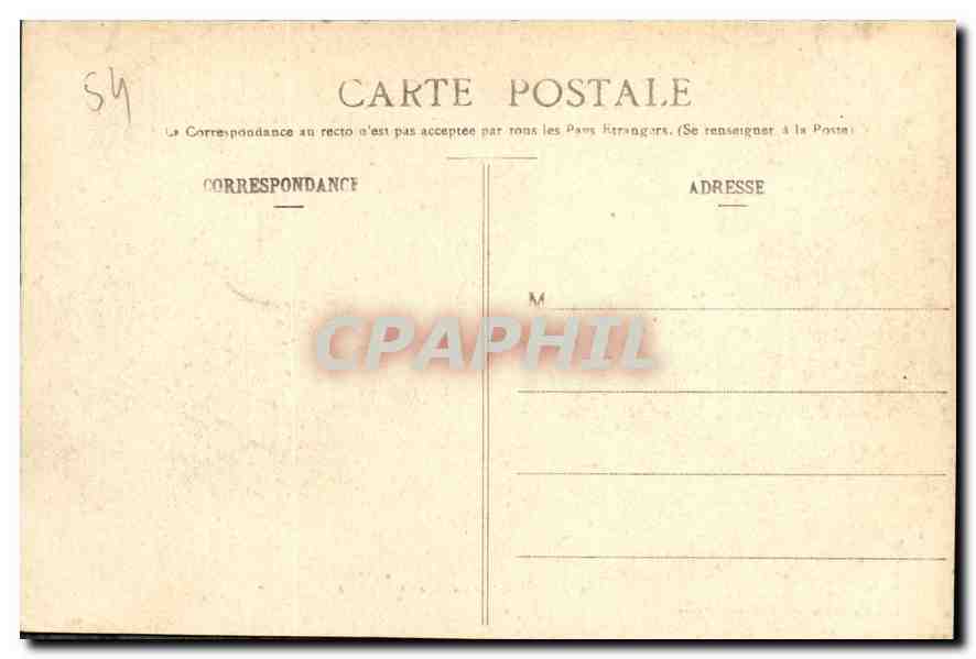 NANCY - Fontaine de Neptune — Maison des Magasins Réunis, édit., Nancy, n°19 — Rückseite
