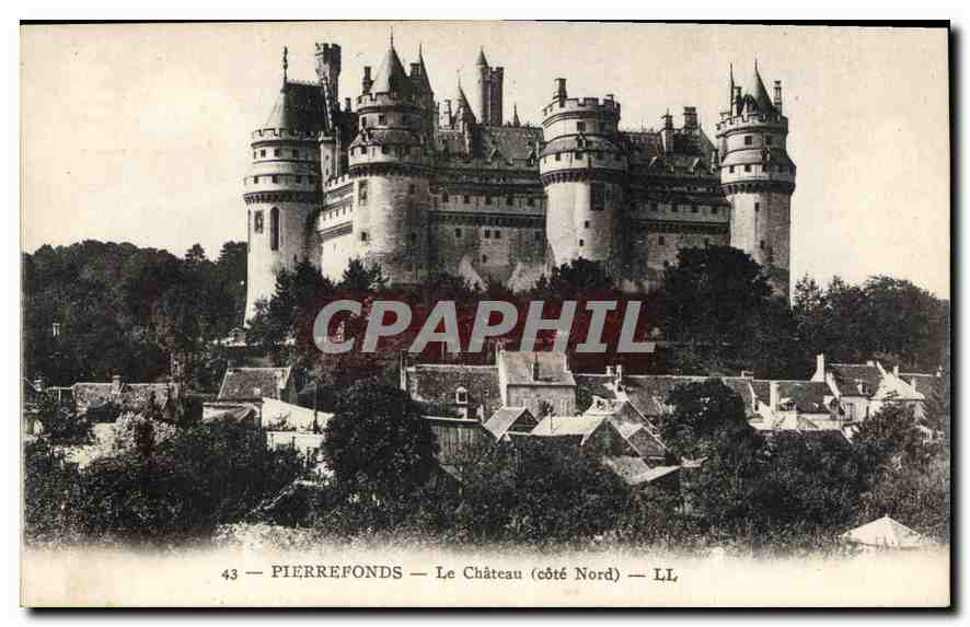 Pierrefonds — Le Château (côté Nord) — LL
