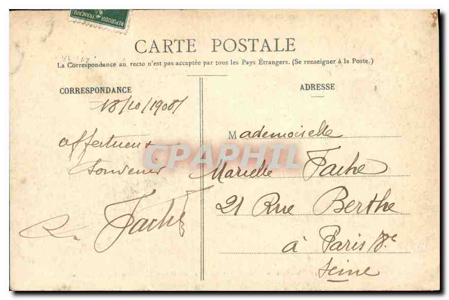 NANCY - Église St-Epvre et Place des Dames — Maison des Magasins Réunis, édit. N° 17 — Reverso