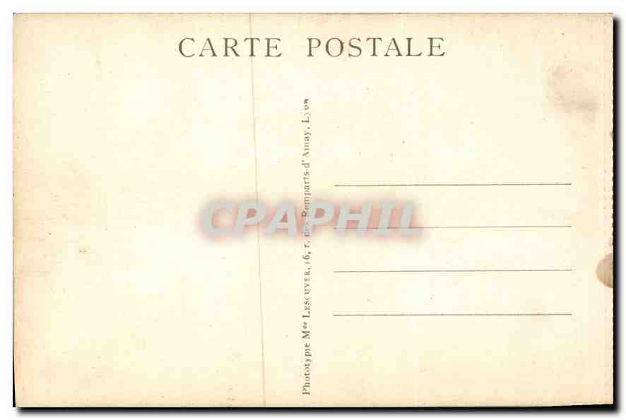 CPA Lyon Pont Wilson et l'Hotel Dieu  — Verso