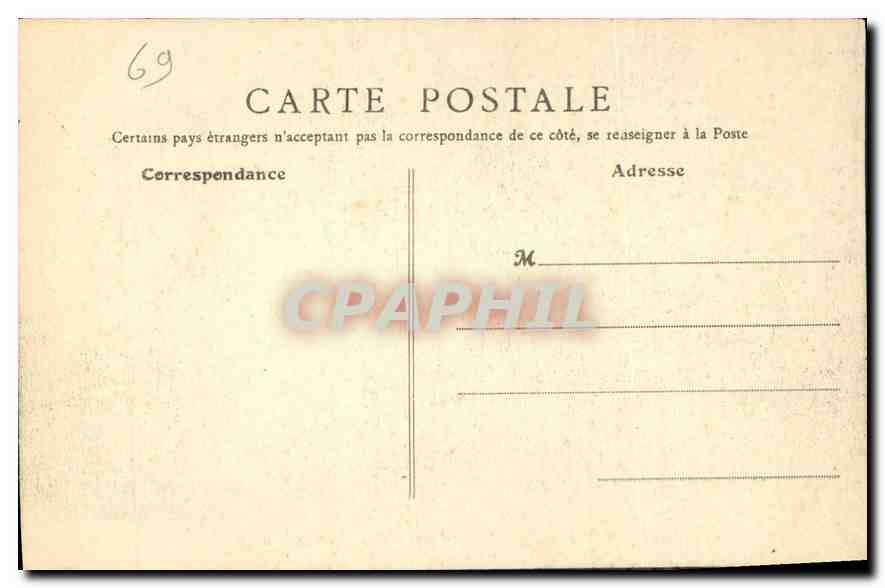 CPA Lyon Notre Dame de Fourvieres L'Abside  — Verso