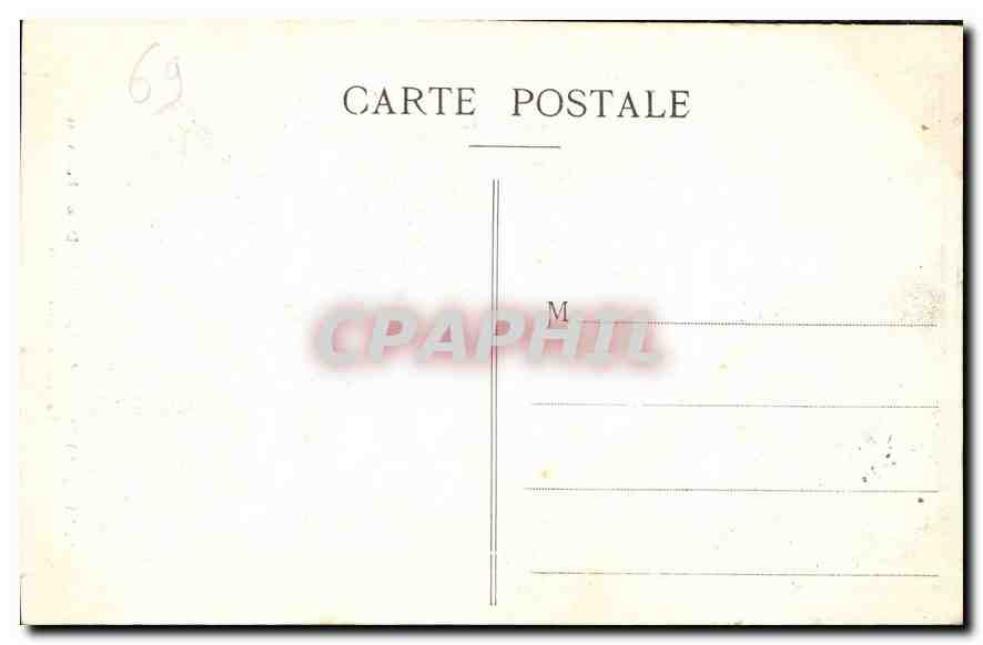 CPA Lyon Basilique de ND de Fourviere La Vierge Miraculeuse  — Verso