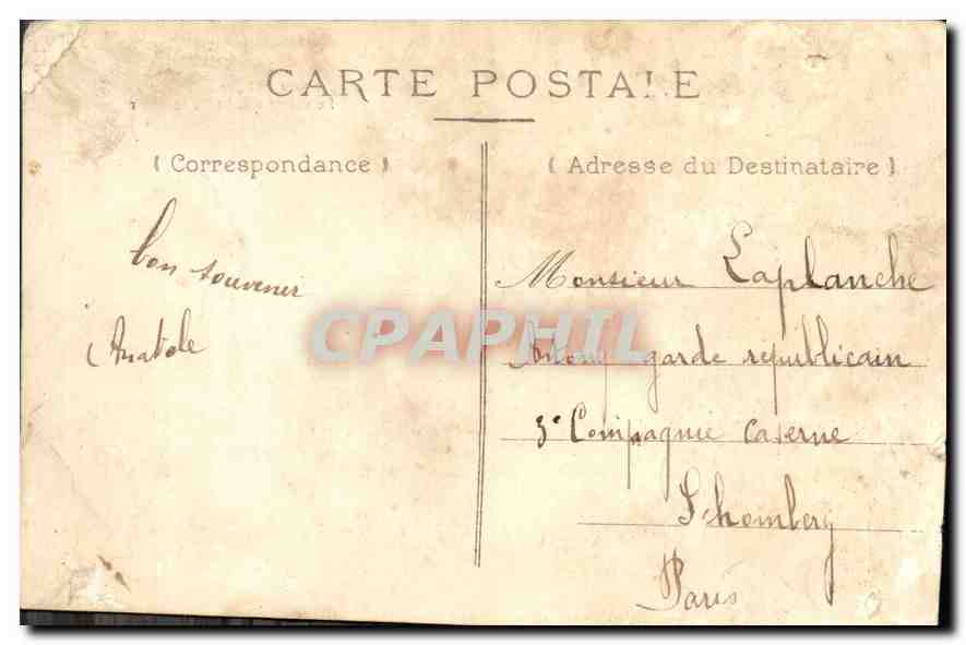 CPA Femme Fleurs — Rückseite