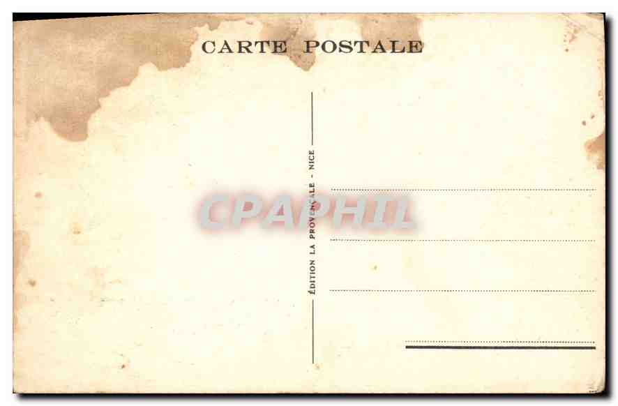 CPA Une Pensee de Rabastens  — Verso