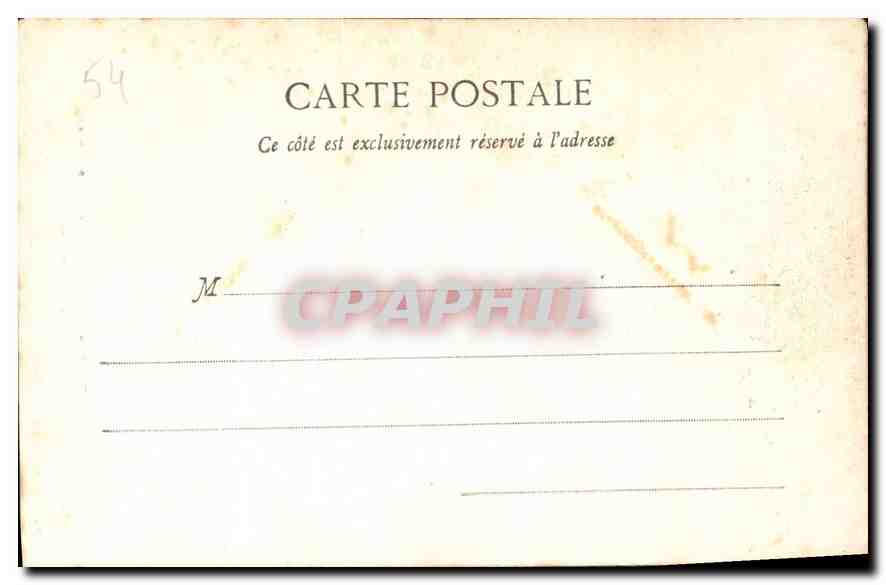 CPA Nancy Tombeau de la Reine Opalinska  — Rückseite