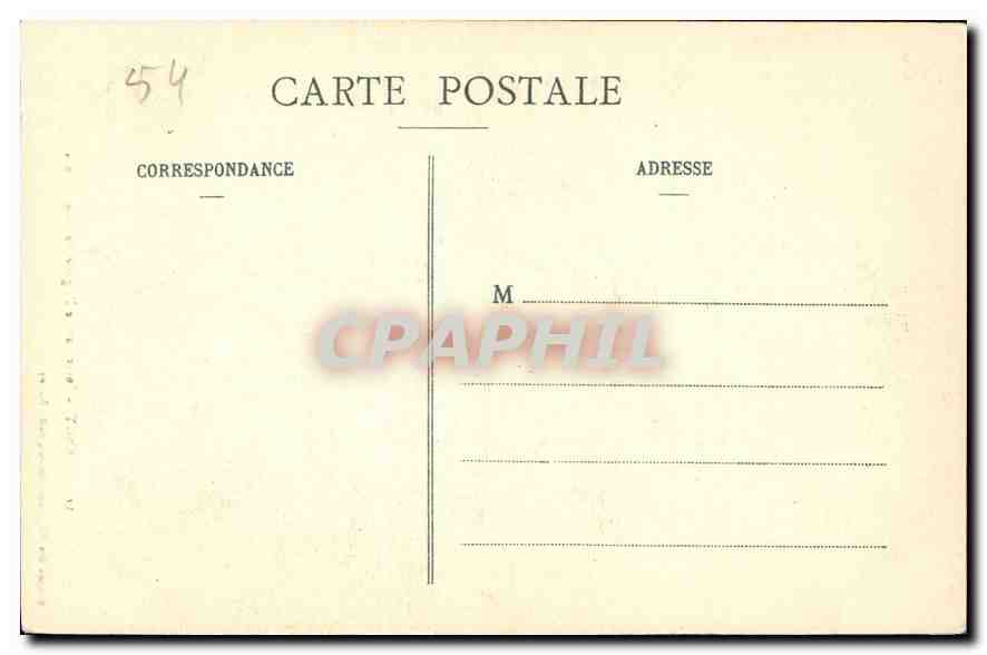 CPA Nancy Interieur de l'Eglise de Bonsecours  — Verso