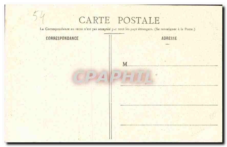 CPA Nancy Tombeau du Roi Stanislas a Bonsecours  — Verso
