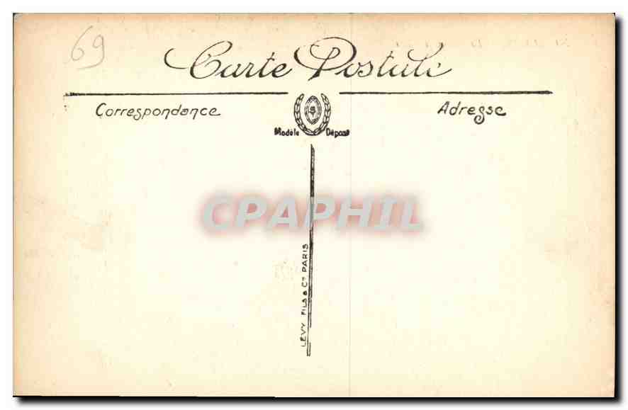 CPA Lyon Le Grand Theatre  — Verso