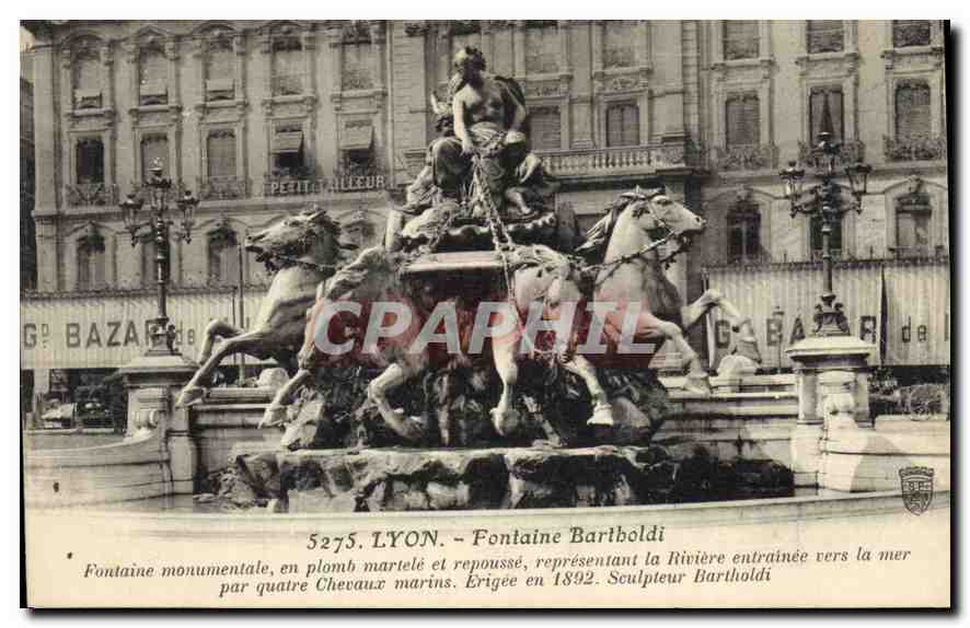 CPA Lyon Fontaine Bartholdi 