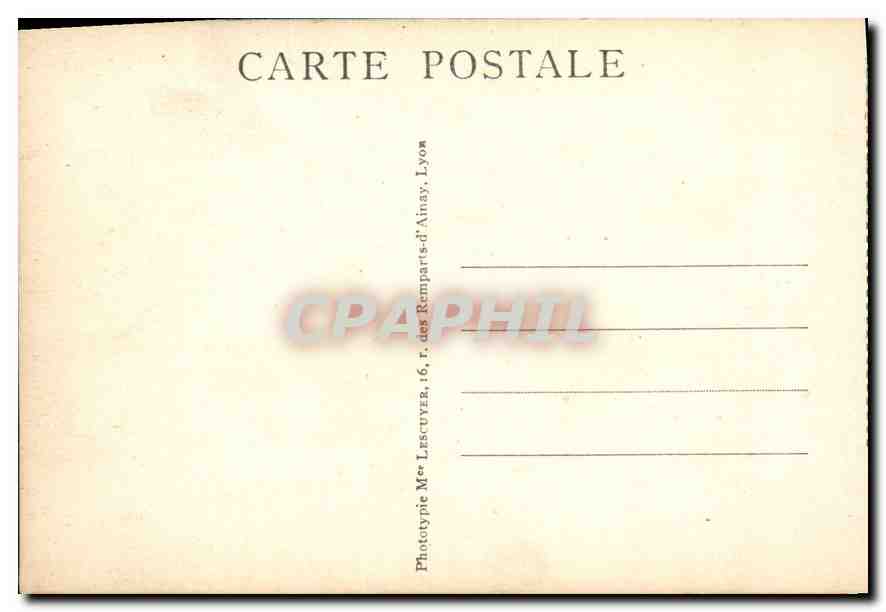 CPA Lyon Place des Jacobins  — Verso