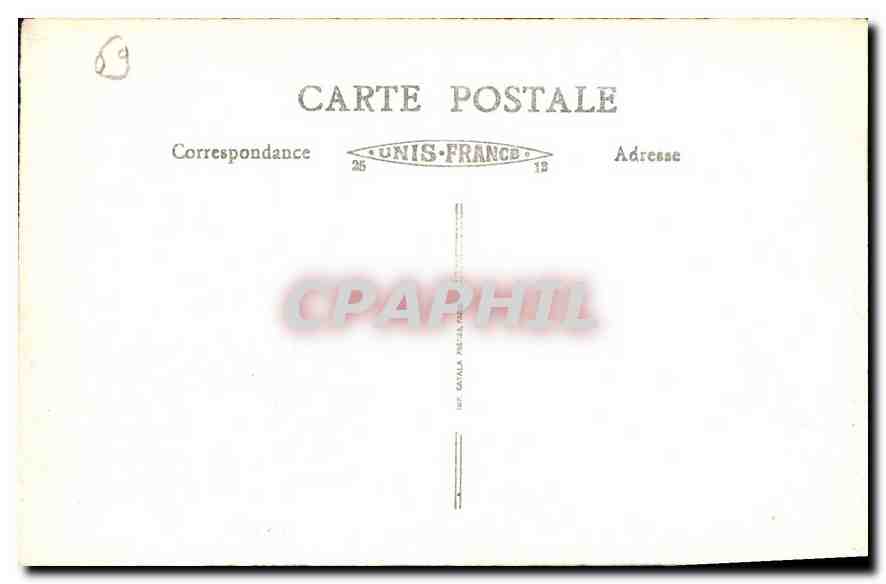 CPA Lyon Abside de la Nouvelle Eglise de Fourviere  — Verso