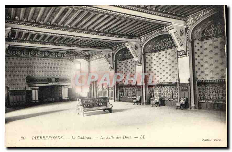 CPA Pierrefonds Le Chateau La Salle des Ducs 