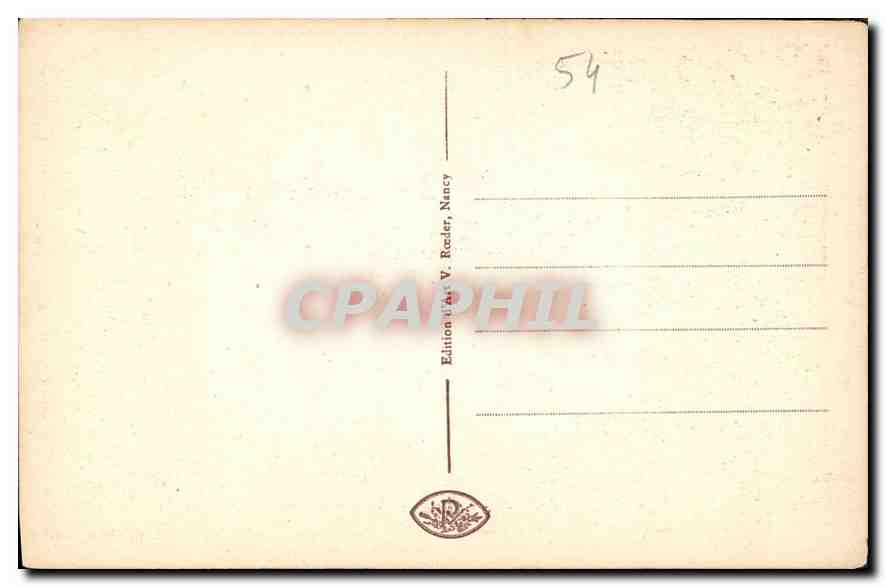 NANCY - L'Arc de Triomphe vu de la Place Carrée — Édition V. Reeder, Nancy, n° 204 — Rückseite