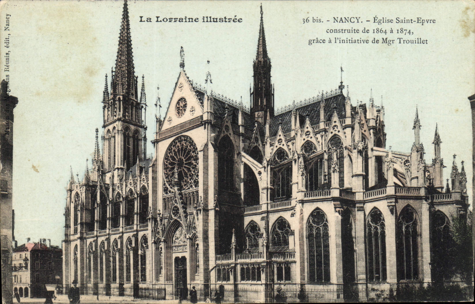 CPA Lyon Eglise Saint Epvre construite de 1864 a 1874 