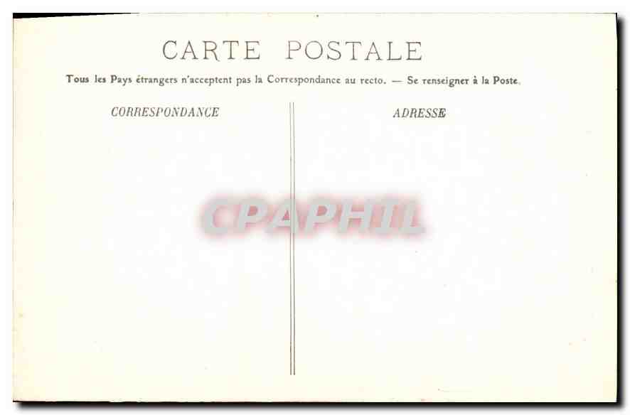CPA Pierrefonds La Rue Notre Dame et le Chateau  — Rückseite