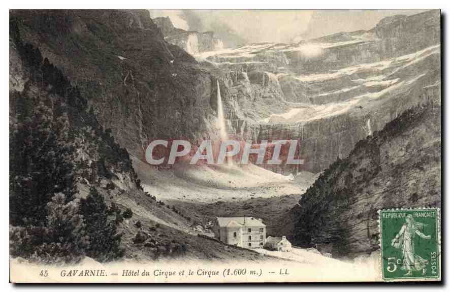 CPA Gavarnie Hotel du Cirque et le Cirque 