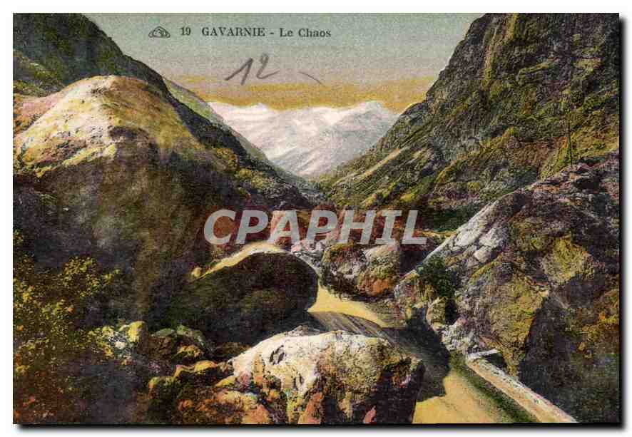 CPA Gavarnie Le Chaos 