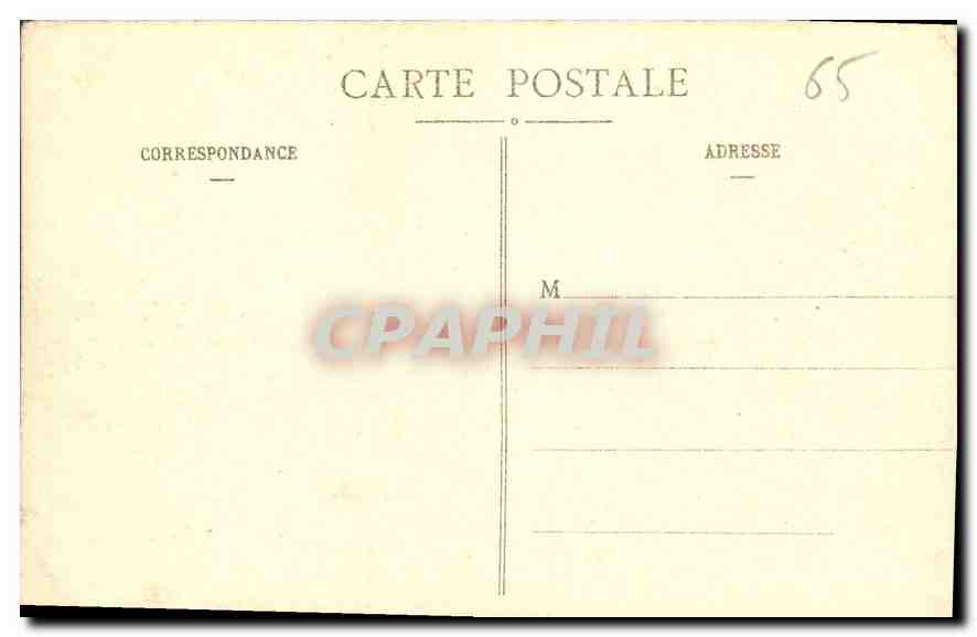 CPA Lourdes Le Calvaire Breton et la Basilique  — Verso
