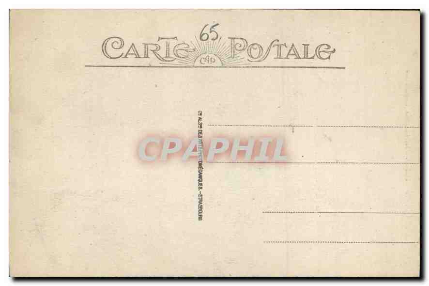 CPA Lourdes Maison Paternelle de Bernadette  — Verso