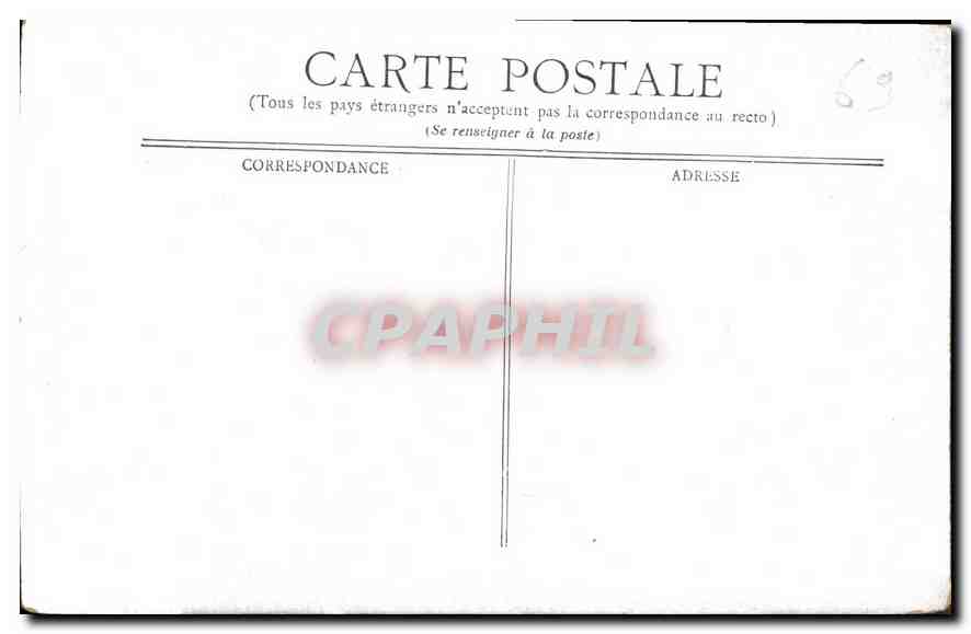 CPA Lyon Eglise Saint Nizier  — Verso