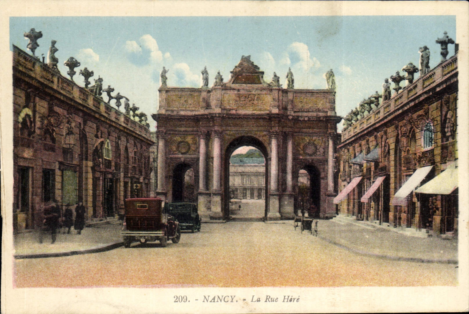 NANCY — La Rue Héré — anonymous publisher, n° 209