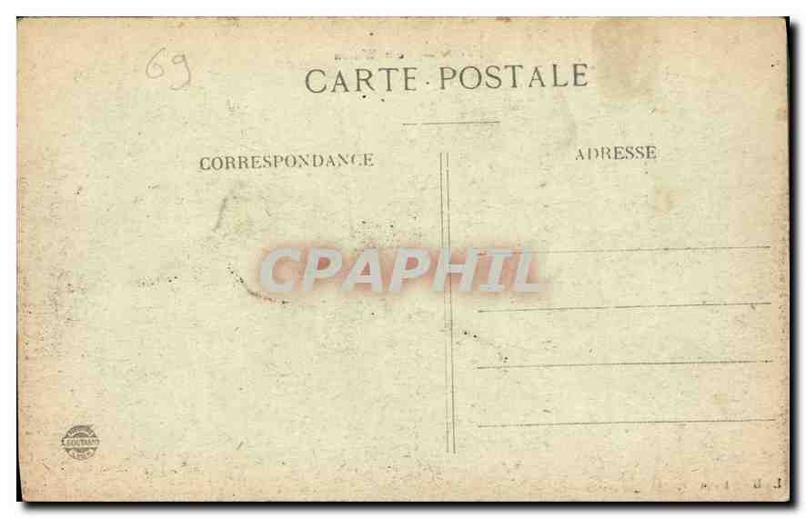 CPA Lyon Pont Wilson  — Verso
