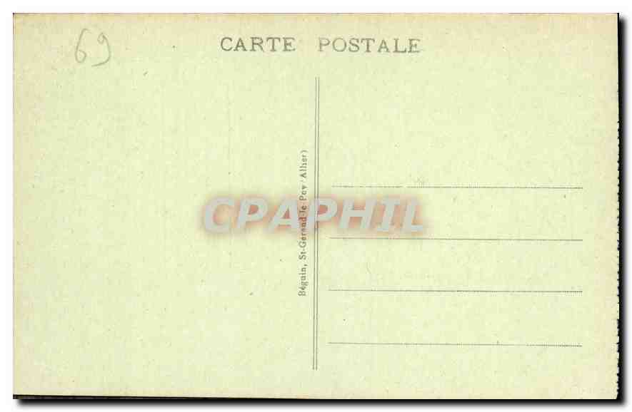 CPA Lyon Un Sous Bois au Parc de la Tete d'Or  — Rückseite
