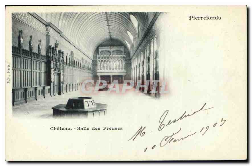 Château - Salle des Preuses — Pierrefonds — B.F., Paris