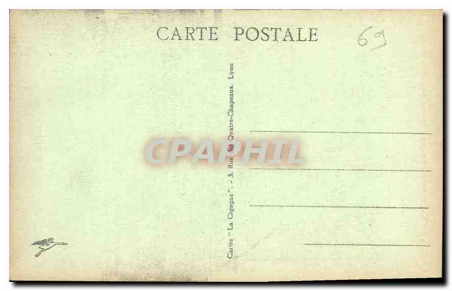 CPA Lyon Eglise primitiale Saint Jean Fontaine Saint Jean Baptiste  — Verso