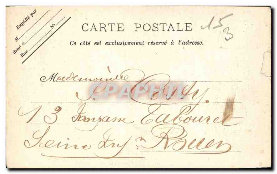 CPA Nancy Tombeau de la Reine Leekzinska Eglise de Bonsecours  — Verso