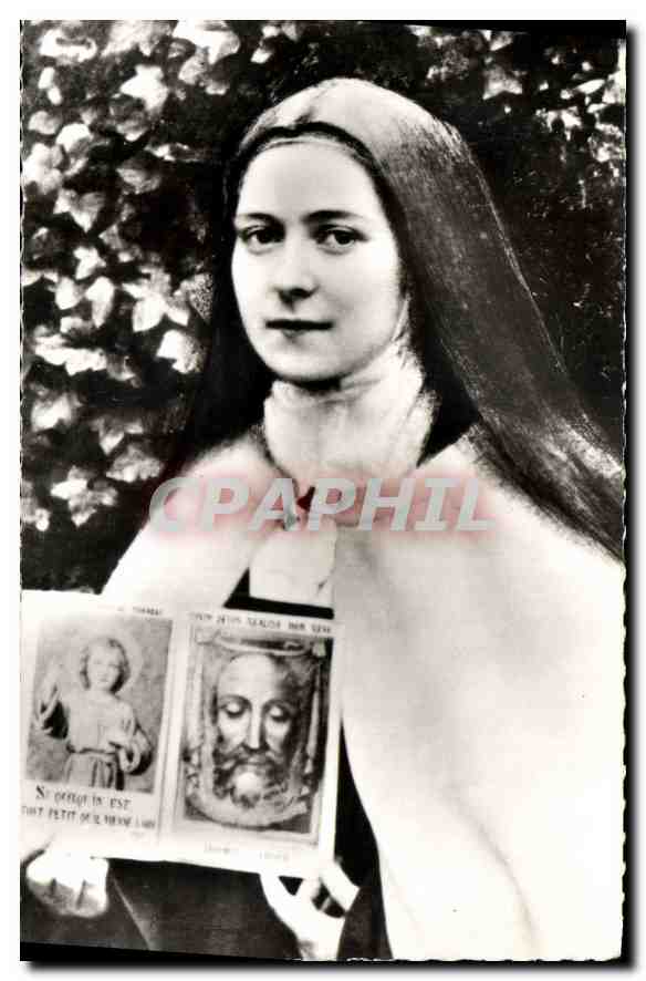 CPA Merci Reconnaisant St Therese de l'Enfant Saint Etienne Loire Lyon 