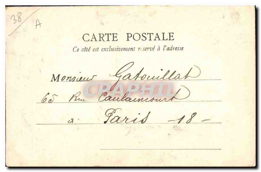 CPA Sassenage Les Cuves  — Rückseite