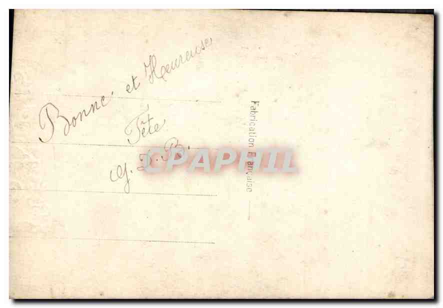 CPA Vive St Nicolas Femme — Verso