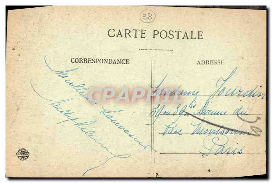 CPA Grenoble Le Pont de l'Esplanade et le Casque de Neron  — Rückseite