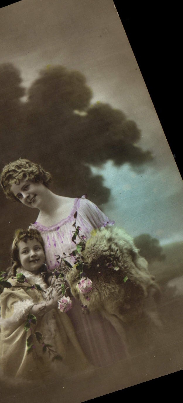 CPA Femme Enfant