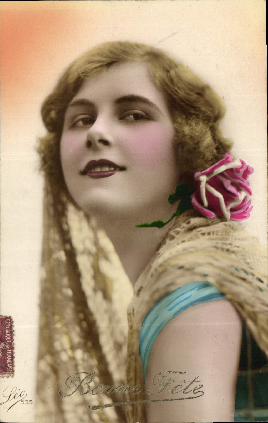 CPA Bonne Fete Femme